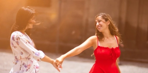 Dancing In the Summer Sun with Aleksandra and Freya