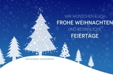 Frohe Weihnachten und besinnliche Feiertage