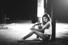 Intense Black and White with Melanie