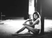 Intense Black and White with Melanie