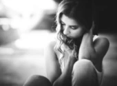 Intense Black and White with Melanie