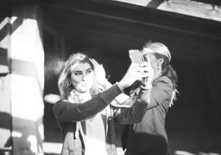 Intense Black and White with Melanie