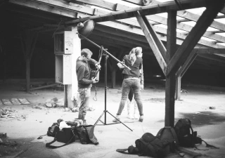 Intense Black and White with Melanie