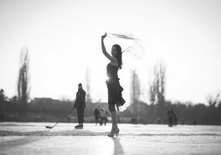 Winter Day with Sajira