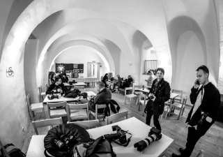 Offizieller Fototalk im Europaschloss Leiben