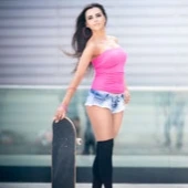 Skater Girl with Viktoria