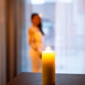 Indoor Wedding Shot with Justine