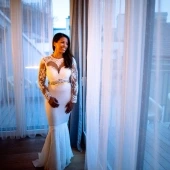 Indoor Wedding Shot with Justine