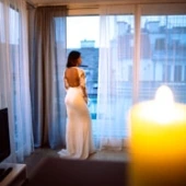 Indoor Wedding Shot with Justine