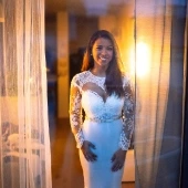 Indoor Wedding Shot with Justine