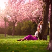 Beautiful Spring Day with Alyssandra