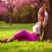 Beautiful Spring Day with Alyssandra