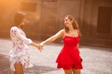 Dancing In the Summer Sun with Aleksandra and Freya