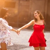 Dancing In the Summer Sun with Aleksandra and Freya