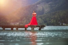 Mountain Lake I with Desiree